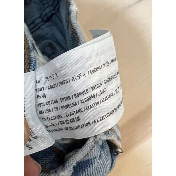 Abercrombie and Fitch Women Medium Wash High Rise Mom Jean Size 24 Fall Chic - Picture 6 of 10